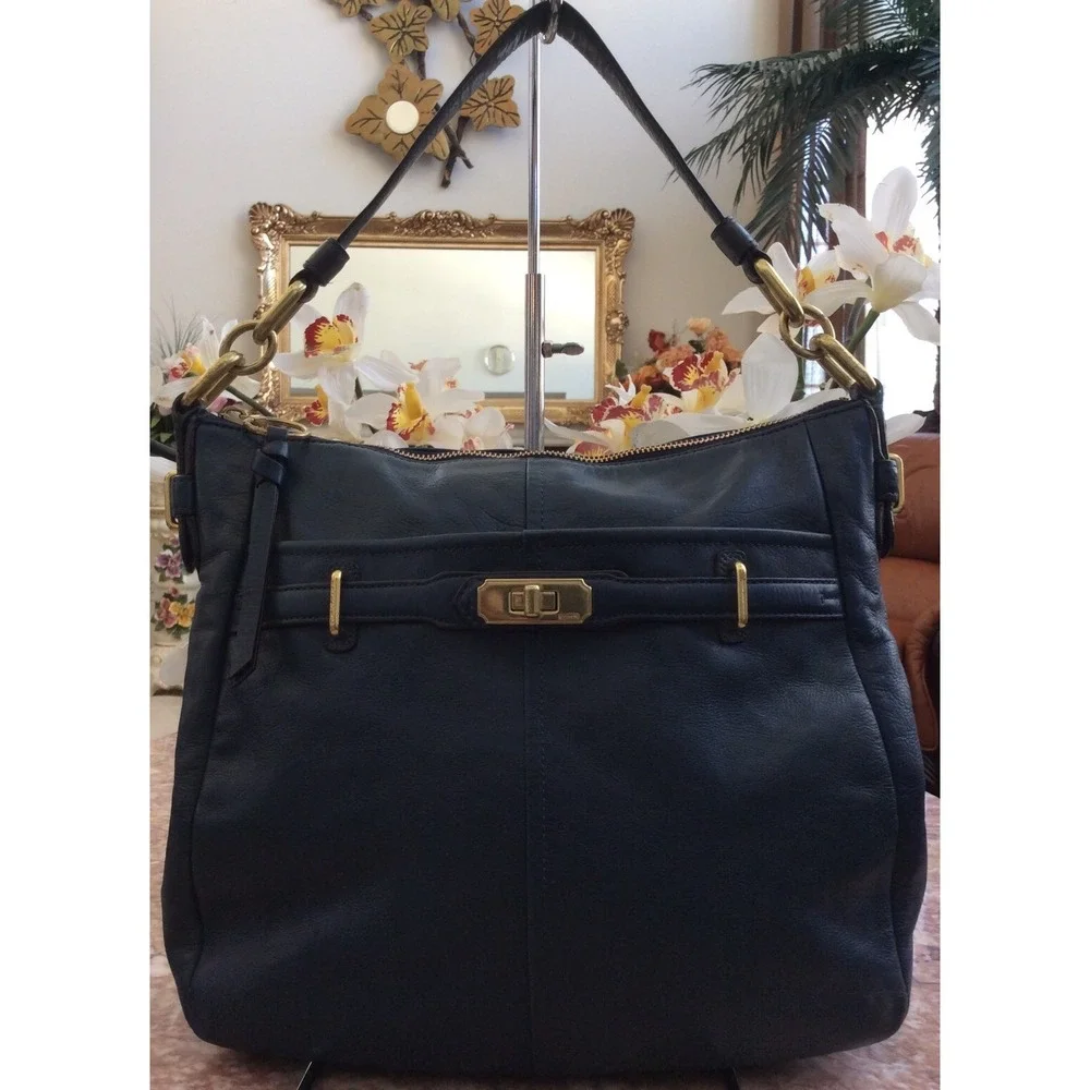 COACH Ashlyn Chelsea Dark-Green‎ Hobo Shoulder Hobo HandBag Purse F17816 Rare